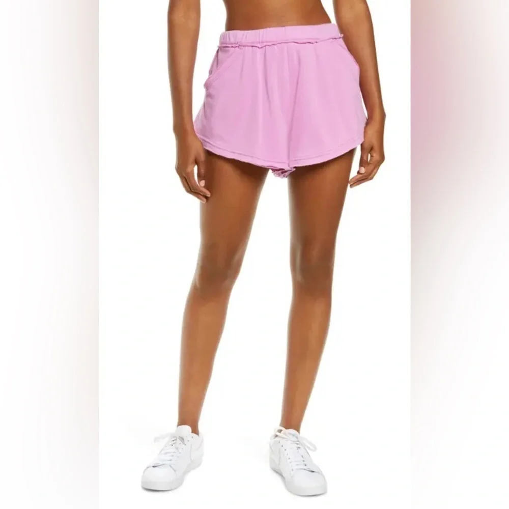 💫 FREE PEOPLE® The Way You Move Shorts Size XS Rhododendron NWT